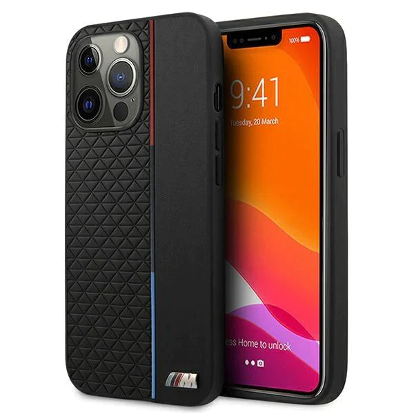BMW Premium Leather Case Back Cover For iPhone 13 Series