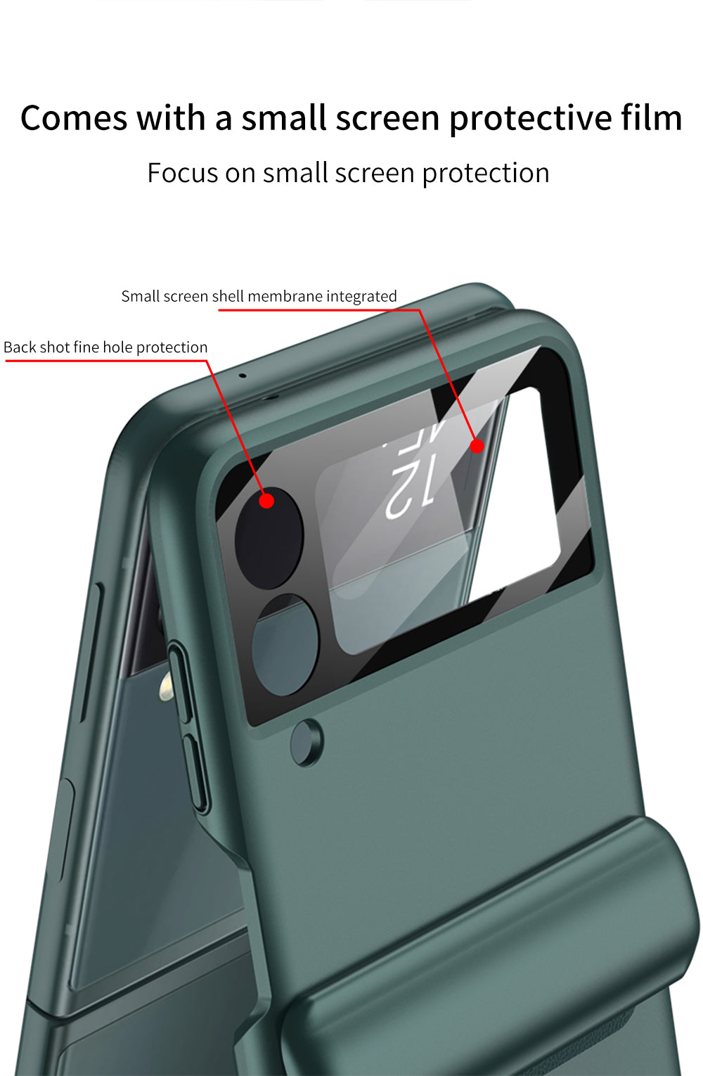 MAGNETIC FOLDING ALL-INCLUSIVE SHELL CASE FOR GALAXY Z FLIP 4