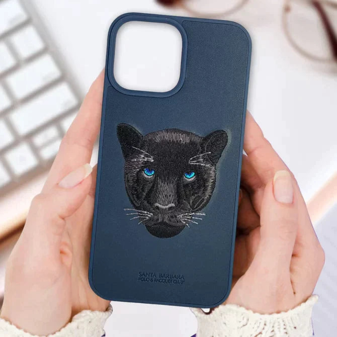 Panther - iPhone 14/14plus/14 pro max Savanna Series Genuine Santa Barbara Leather Case