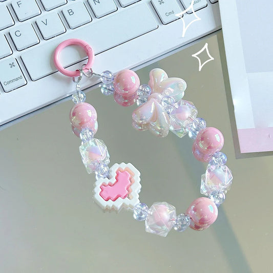 Cute Pink Phone Charm