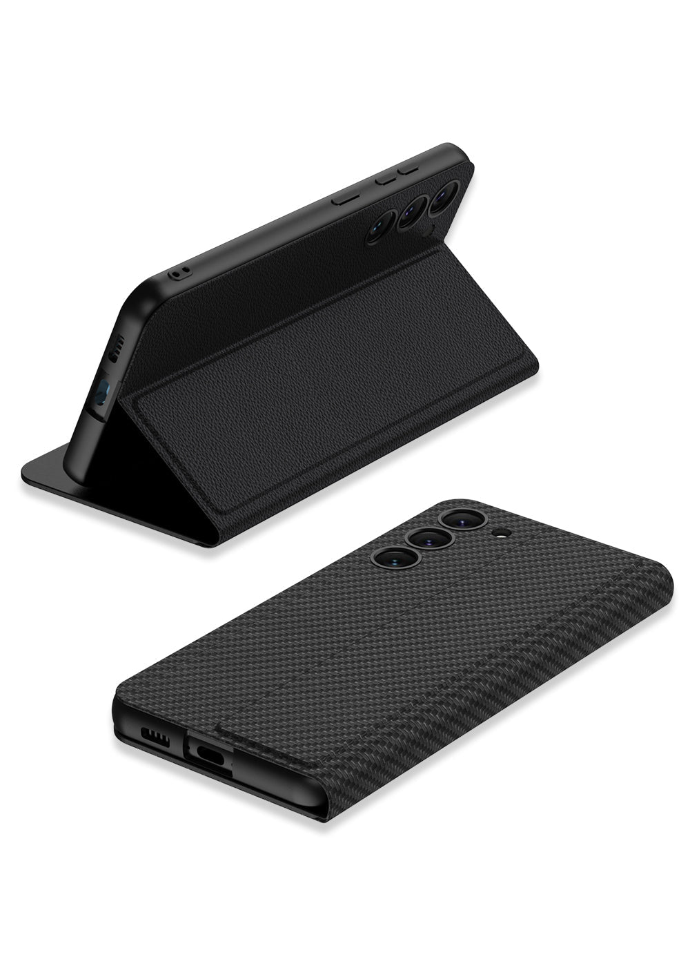 Business Flip PU Leather Case for Galaxy S23 Ultra