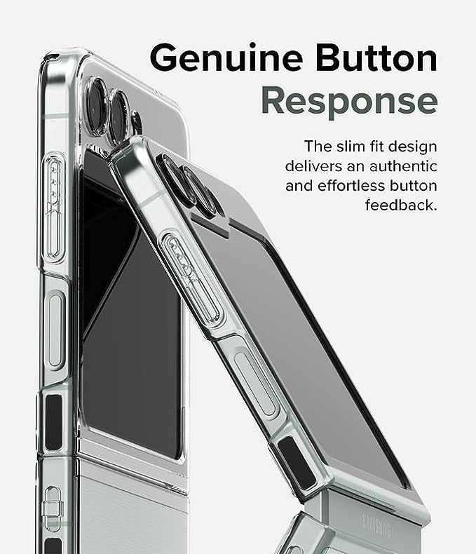 Thin Translucent Hard PC with Non-Slip Grip Protective Phone Cover for Galaxy Z Flip5