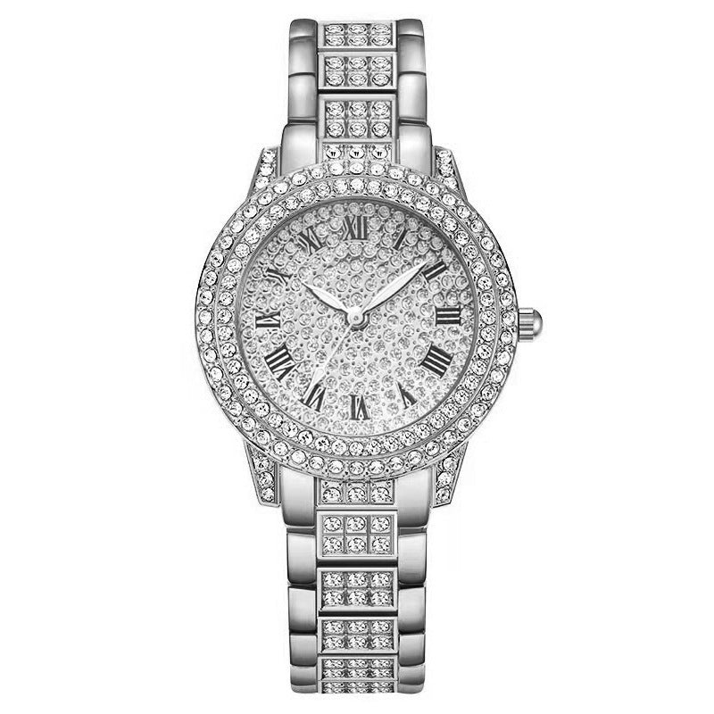 Classic Golden Diamond Wrist Watch
