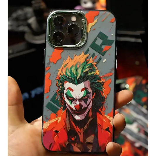 Graphic Joker Pattern Case- iPhone