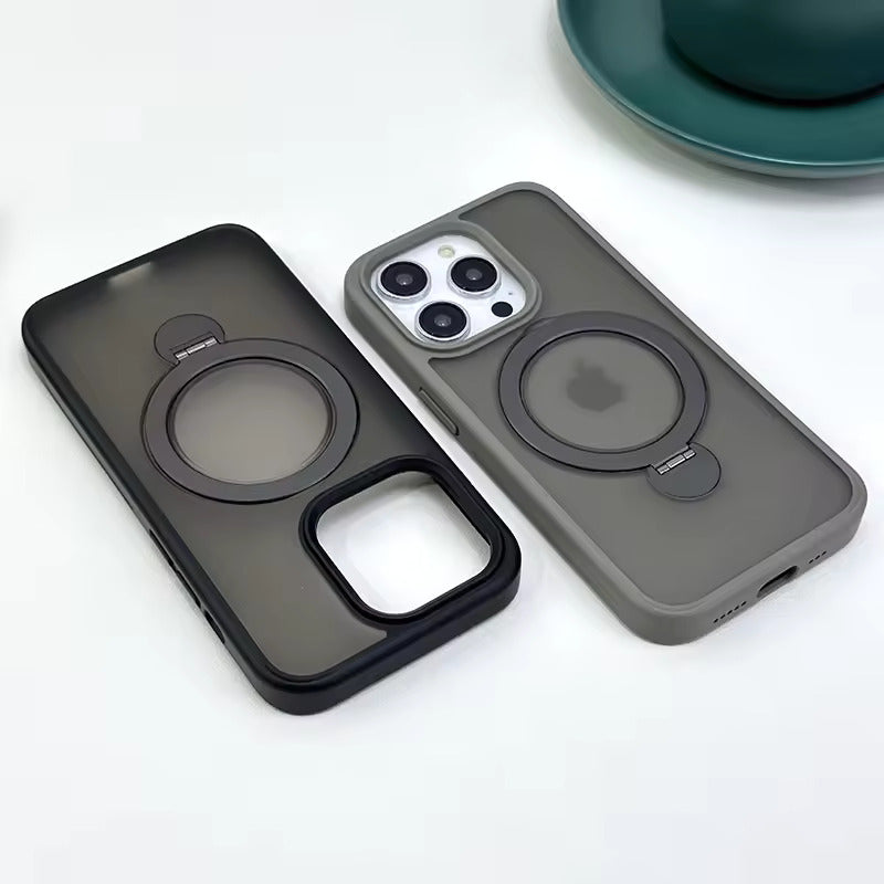 Magnetic KickStand Matte Magasafe Case- iPhone