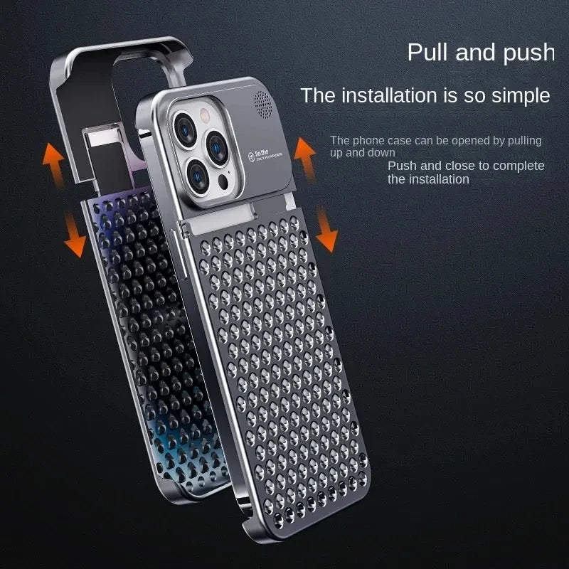 Metallic Hybrid Aluminum Alloy Case- iPhone