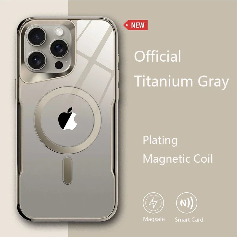 Luxury Plating Magnetic Case- iPhone