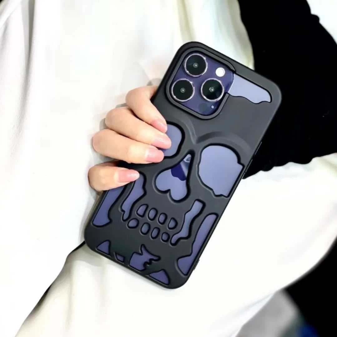 iPhone Series Hollow Skull Design Case