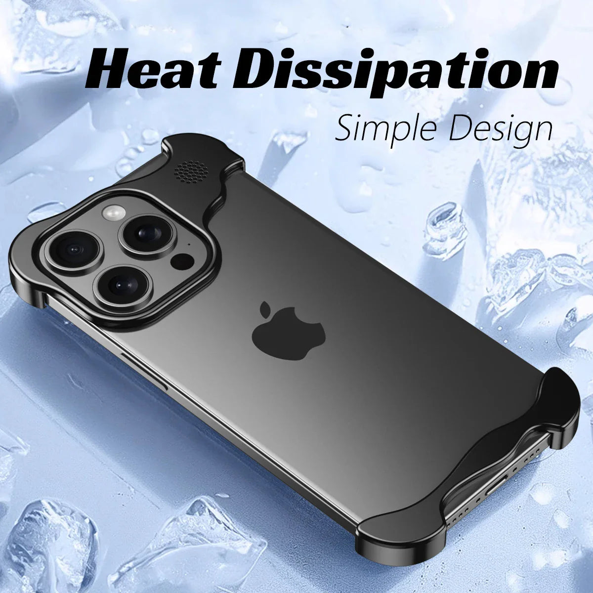 Titanium Frame Luxury Bumper Case- iPhone