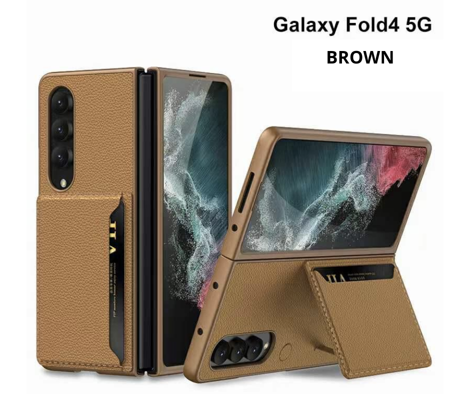 Premium Luxury Leather Case For Galaxy Z Fold 4