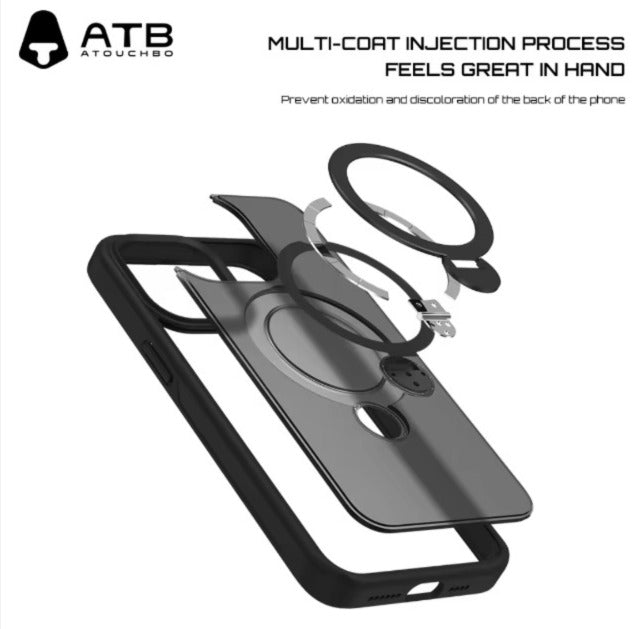 Magnetic KickStand Matte Magasafe Case- iPhone