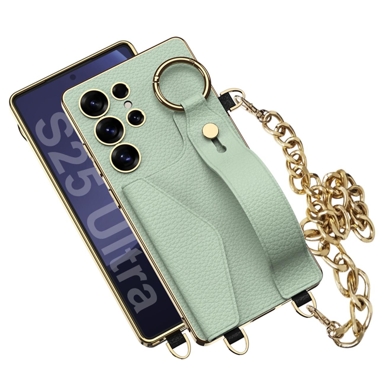 Luxury Antic Designer Leather Wallet Phone Case- Samsung