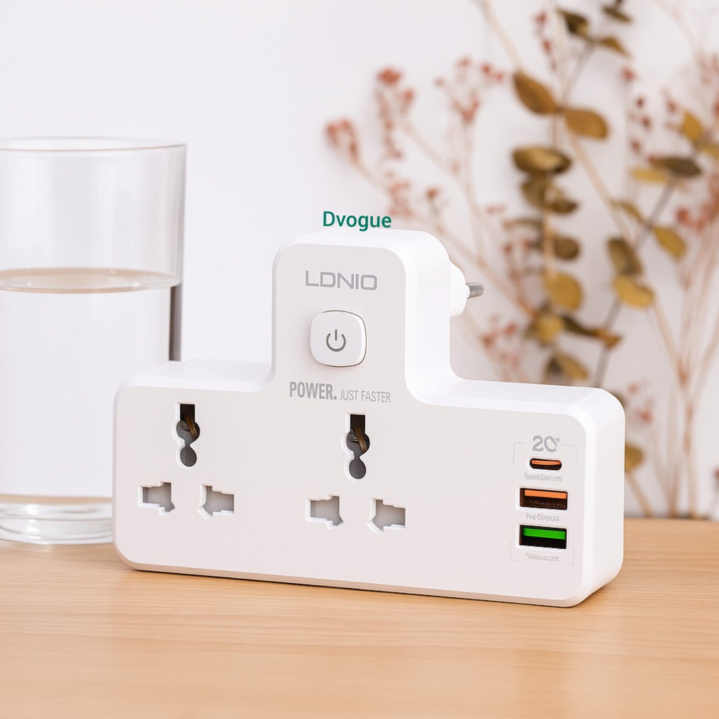 LDNIO - Universal Power Socket With Night Lamp