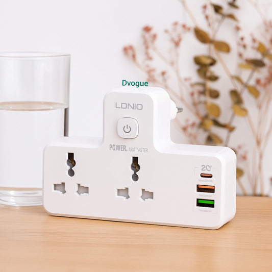 LDNIO - Universal Power Socket With Night Lamp