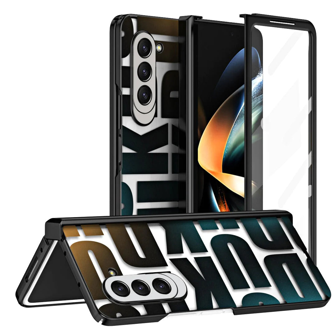 Luxury Polycarbonate Hinge Protection Case - Galaxy Z Fold 5