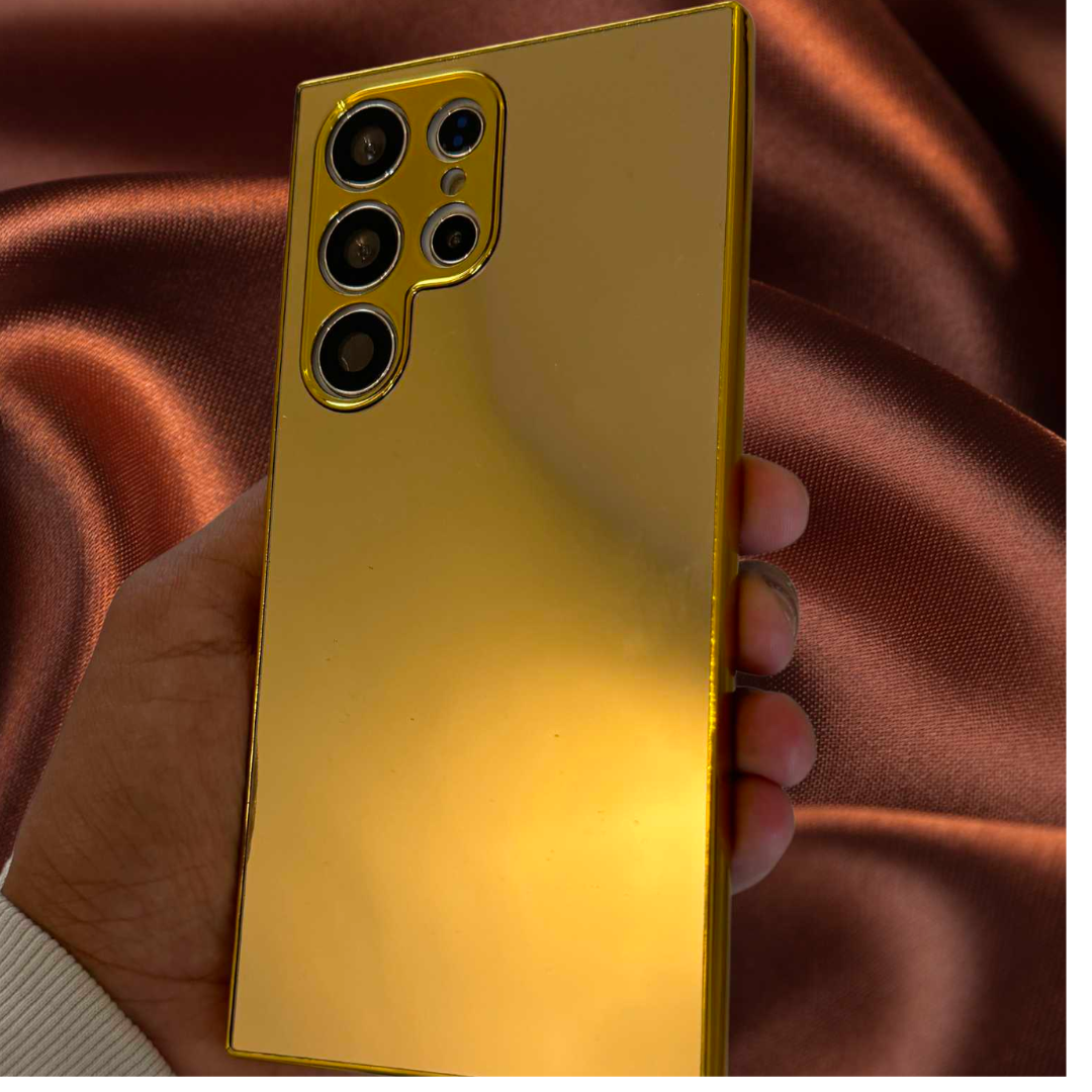 Golden Electroplatted 360 Degrees Protection Luxury Case - Samsung