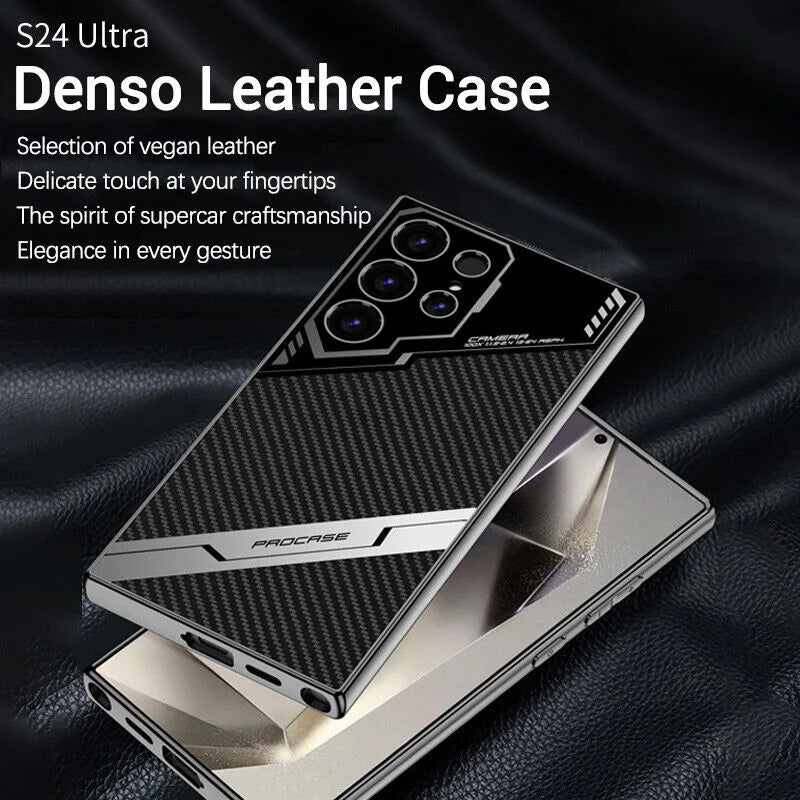 Quilted Classic Electroplated Camerr Procase For Galaxy S24 Ultra