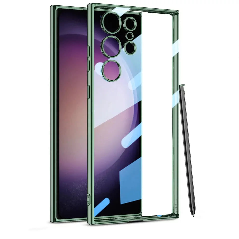 Galaxy S23 Ultra Phantom Soft Thin Transparent Back Case Cover