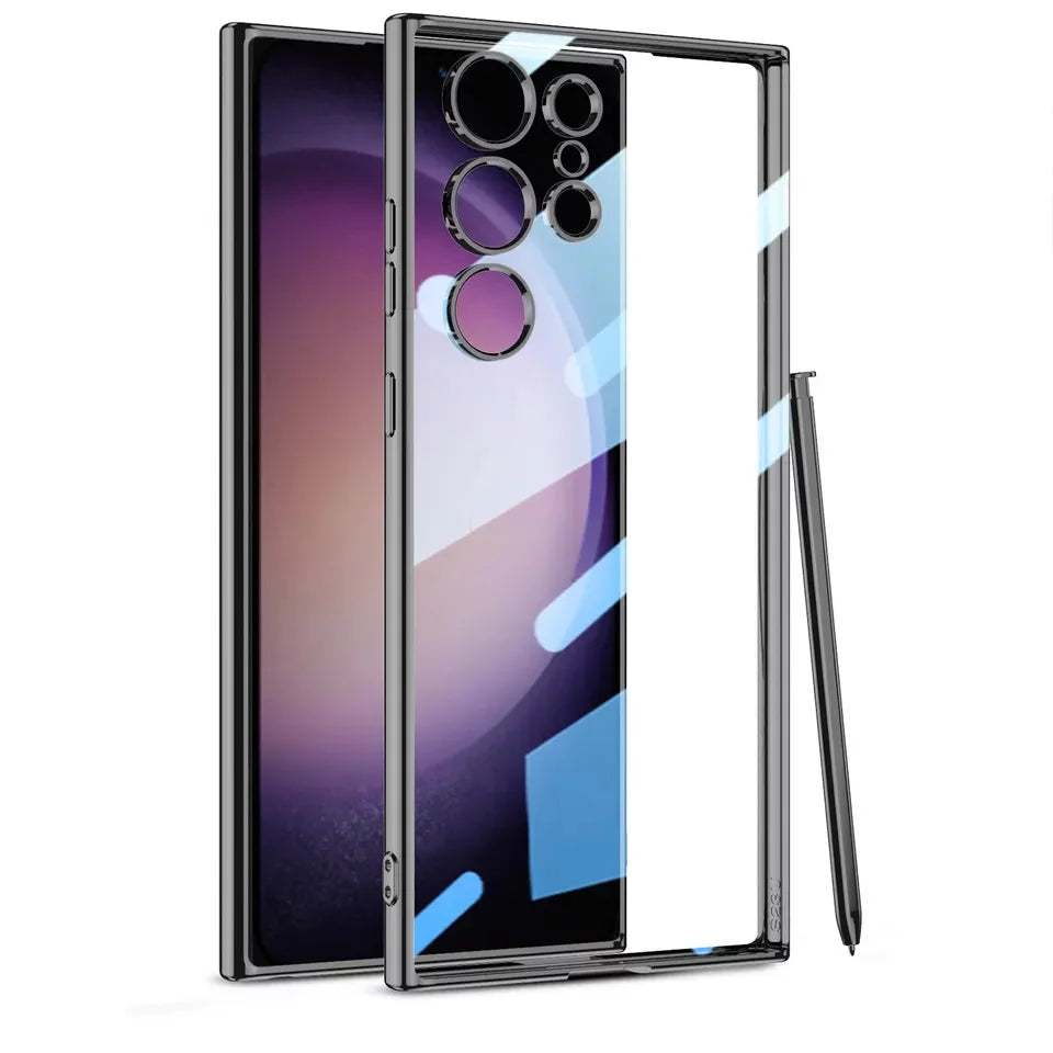 Galaxy S23 Ultra Phantom Soft Thin Transparent Back Case Cover