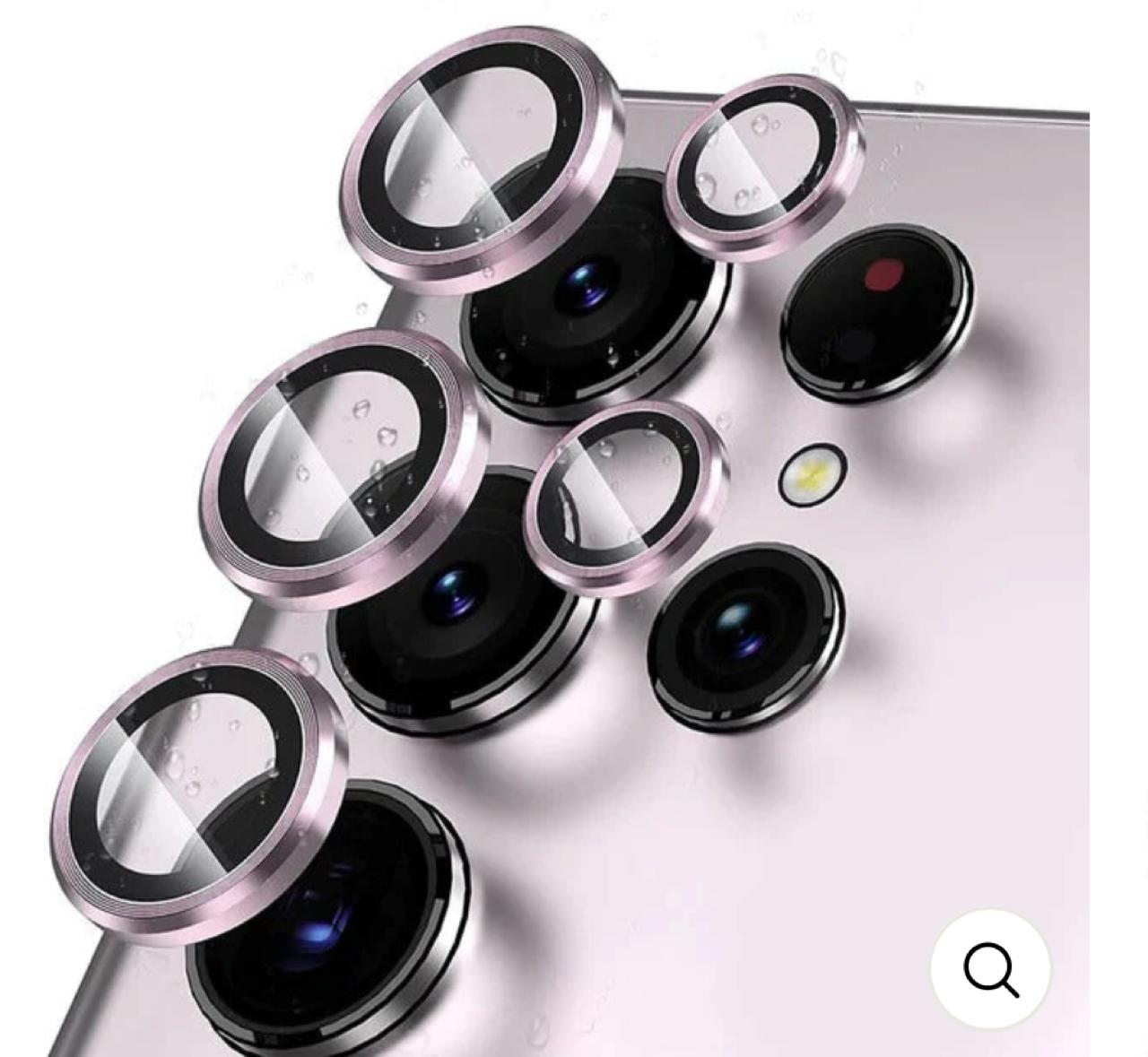 Titanium Camera Lense Protector 9H Aluminium Ring - Samsung