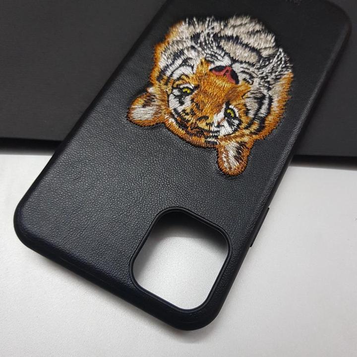 Embroidered Design High Quality Leather Case For iPhone 11 Pro