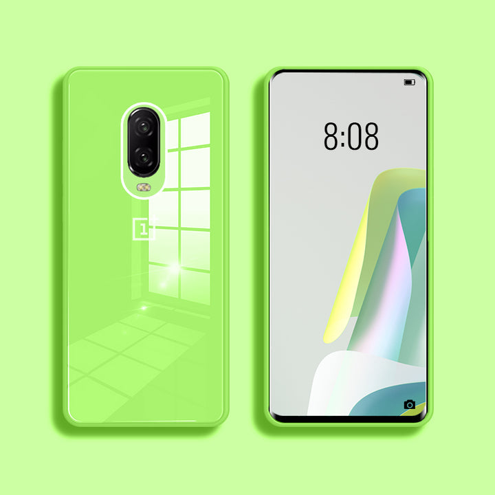 OnePlus 7 Silicon Glass Plating Case