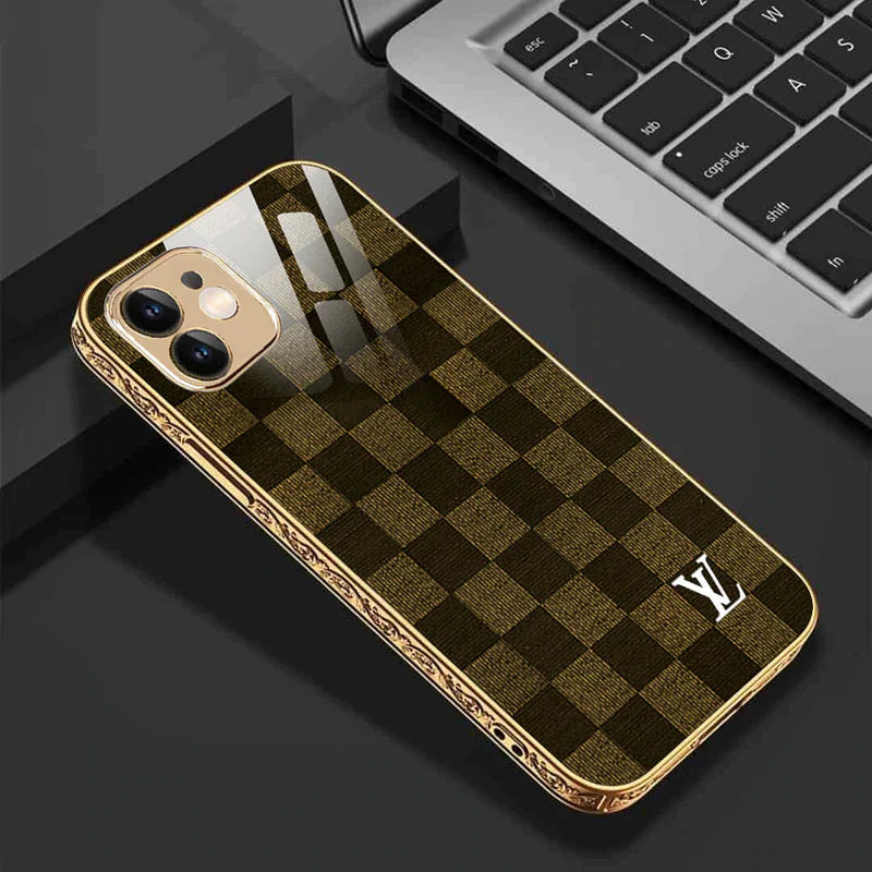 Check Pattern LV Perfect Case For iPhone 12-Series
