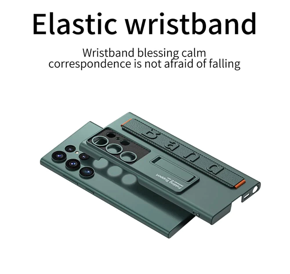 Premium Elastic Wrist-Band Holder Case For Galaxy S22 Ultra