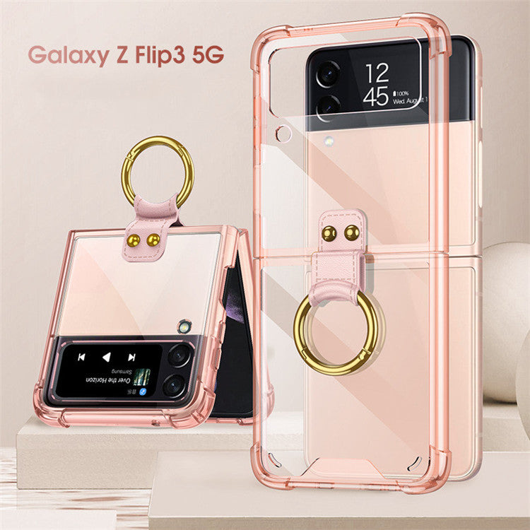 TPU Acrylic Ring Case For Samsung Galaxy Z Flip 3