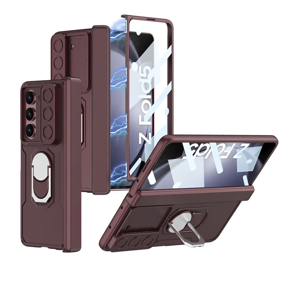 Galaxy Z Fold 5 with holder square kickstand case