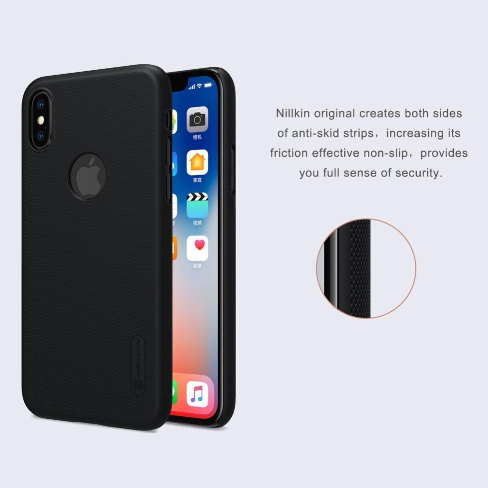 Nillkin Super Forested Shield Matte Back Case For iPhone X/XS (With Logo Cutout)