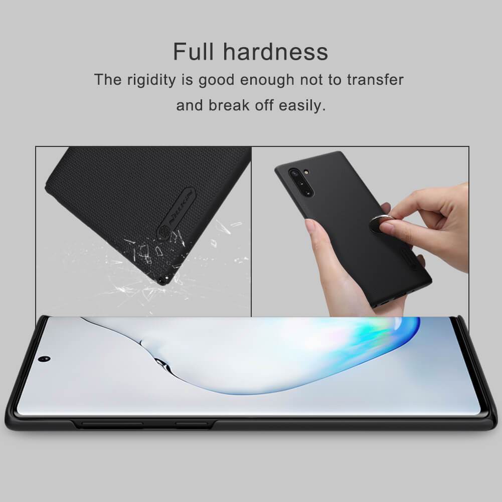 Nillkin Super Frosted Shield Matte Back Case For Samsung Galaxy Note 10(Black)