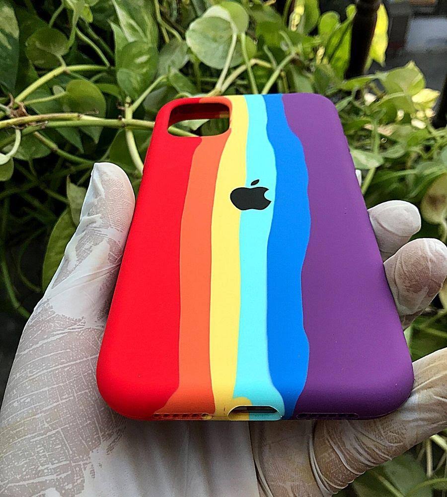 Rainbow Soft Silicon Case For iPhone 11 Pro Max