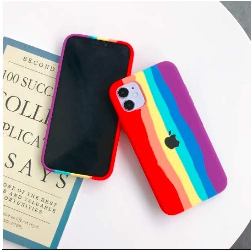 Rainbow Soft Silicone Case for iPhone 12 All Series
