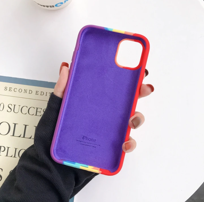 Rainbow Soft Silicon Case For iPhone 11