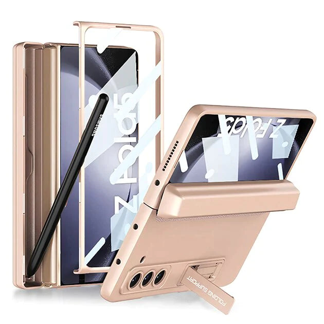 SHOCKPROOF MATTE CASE WITH PEN HOLDER FOR GALAXY Z FOLD 5