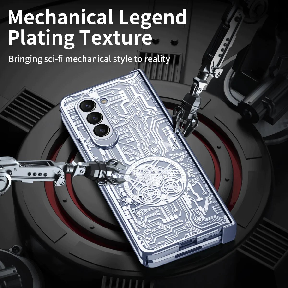 Mechanical Design MagSafe RANSPARENT SHOCKPROOF COVER FOR SAMSUNG GALAXY Z FOLD 5