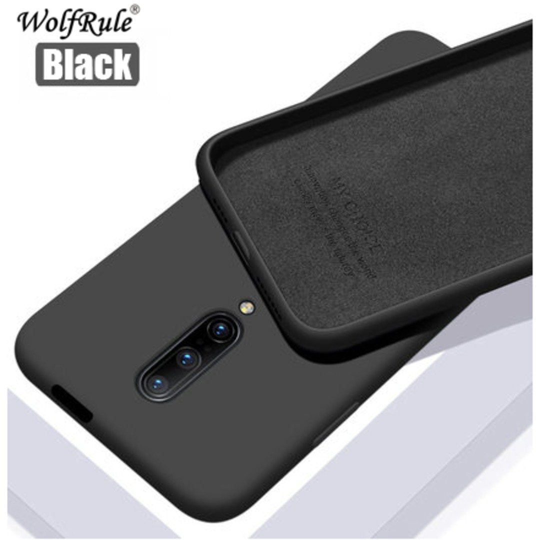 Liquid Soft Silicon Case For One Plus 8 (With Logo)