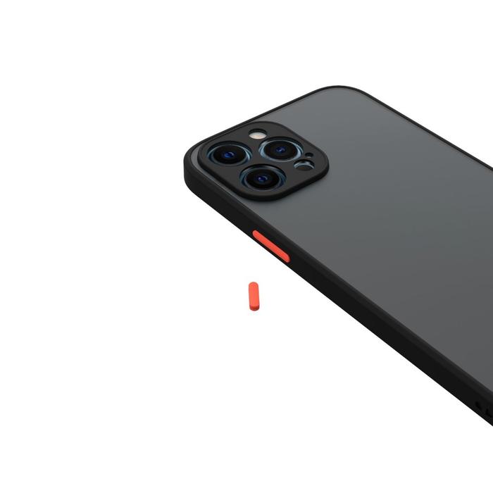 Smoke Silicon Matte Camera Closed Case For iPhone 12 Pro