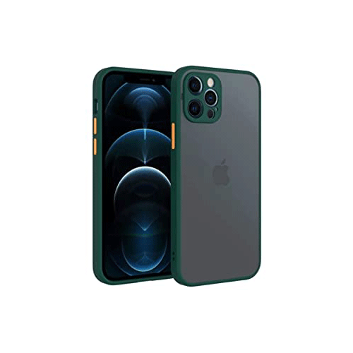 Smoke Silicon Matte Camera Closed Case For iPhone 12 Pro