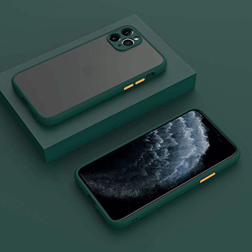 Smoke Silicon Matte Camera Closed Case For iPhone 12 Pro Max