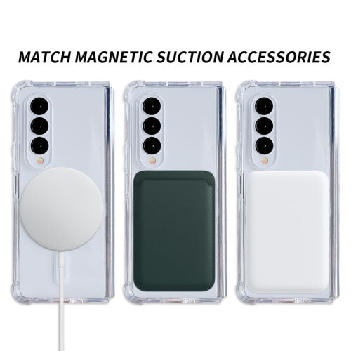 Samsung Galaxy Z Fold Series Slim Magnetic MagSafe Transparent Case