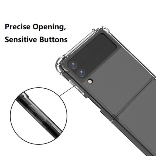 Galaxy Z Flip Series Shockproof TPU Transparent Case