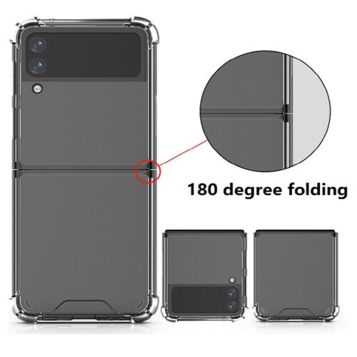Galaxy Z Flip Series Shockproof TPU Transparent Case