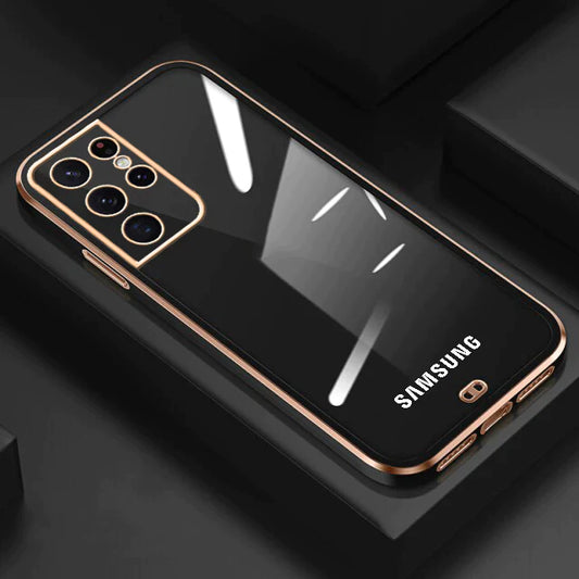 Electroplating Ultra Clear Shining Case For Galaxy S21 Ultra