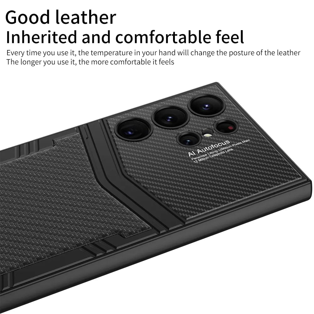 LUXURY LEATHER CASE FOR SAMSUNG GALAXY S24 ULTRA