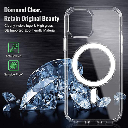 Shockproof Crystal Clear Magsafe Case - iPhone 14 Series