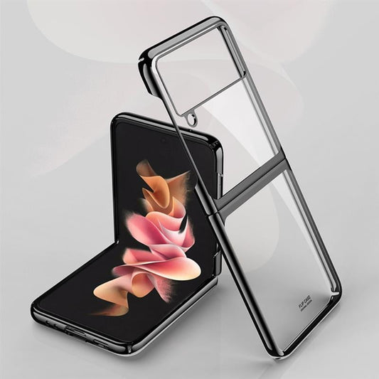 Galaxy Z Flip3 Transparent Glitter Case