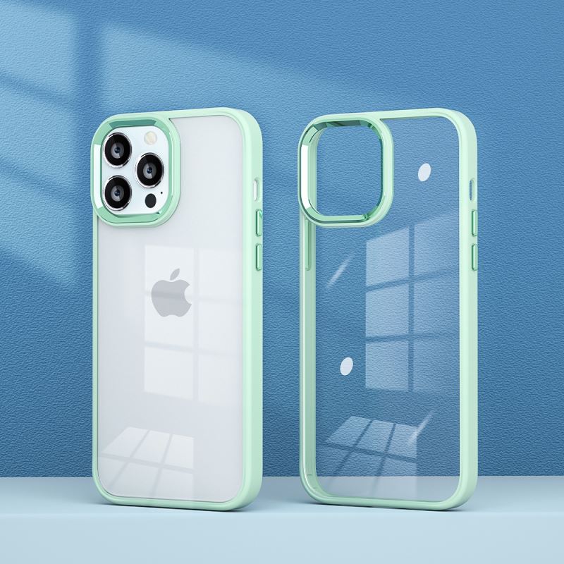 Transparent Shockproof Bumper Case For iPhone Series