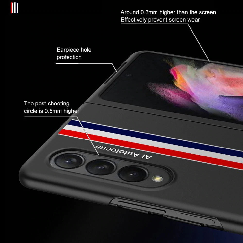 Samsung Galaxy Z Fold 3 Stripe Back Flip Case